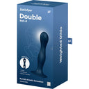 Satisfyer Double Ball-R dildo in silicone con sfere appesantite blu – foto 4