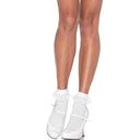 Leg Avenue calzini alla caviglia con volant in pizzo bianco