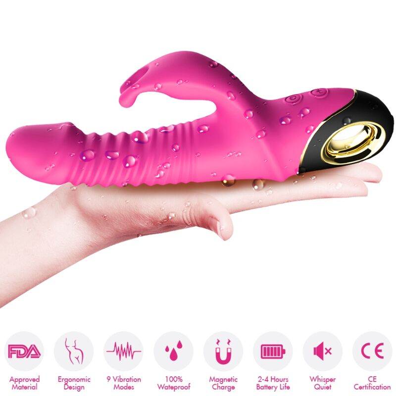 Armony Zing Vibratore Rabbit Fucsia – immagine 4