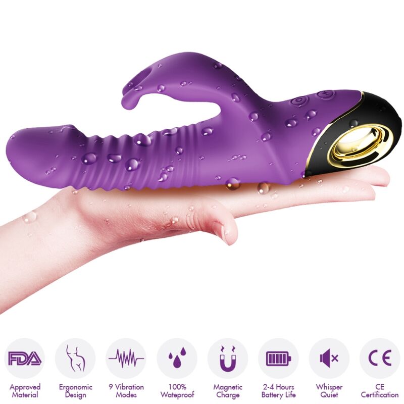 Armony Zing Vibratore Rabbit Viola – immagine 4