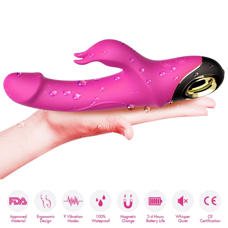 Armony Meteor Vibratore Rabbit Fucsia – immagine 3