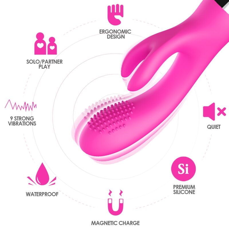Armony Classic Vibratore Rabbit Fucsia – immagine 3