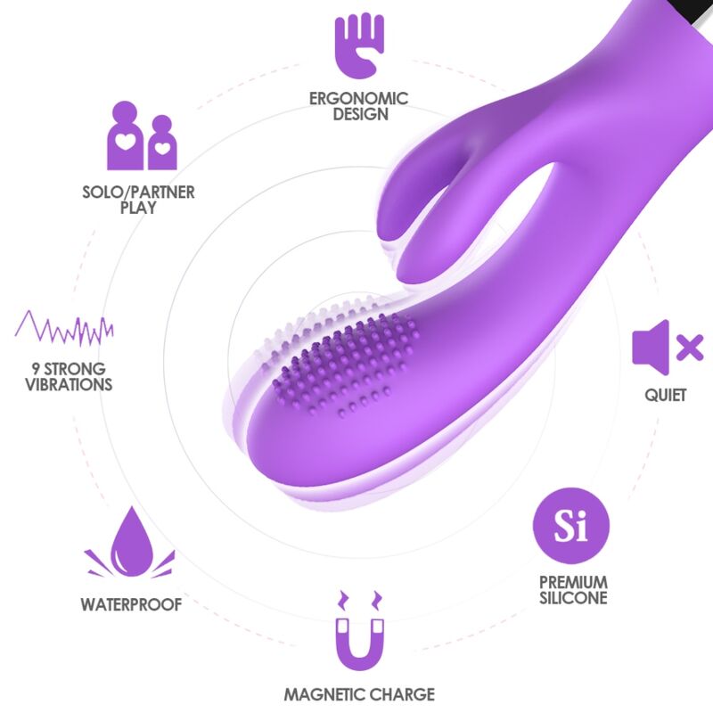 Armony Classic Vibratore Rabbit Viola – immagine 3