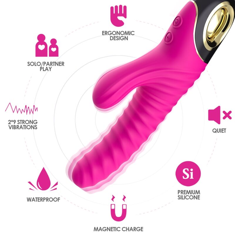 Armony Eternity Vibratore Rabbit Fucsia – immagine 3