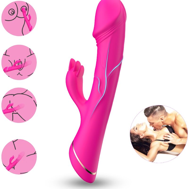 Armony Dildo Vibratore Rabbit Fucsia – immagine 2