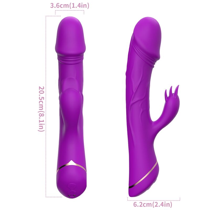 Armony Dildo Vibratore Rabbit Viola – immagine 4