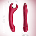 ARMONY Prince vibratore rotante in silicone rosso – foto 3