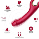 ARMONY Prince vibratore rotante in silicone rosso