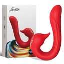ARMONY Delfin vibratore multiposizione con effetto calore rosso – foto 5