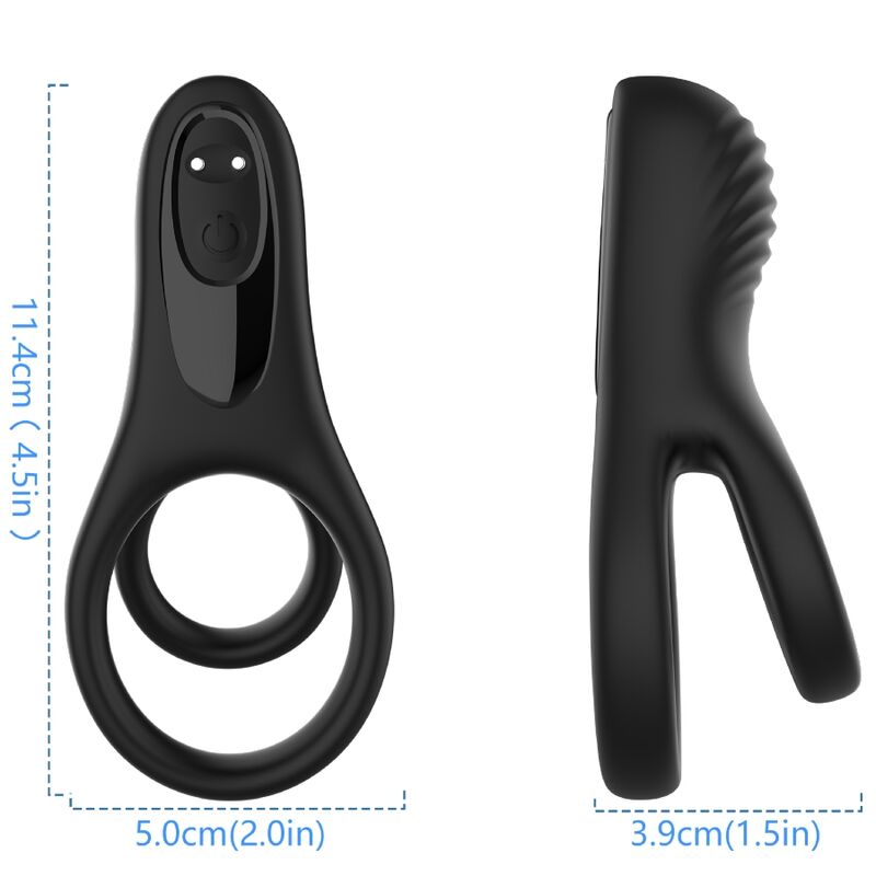 Armony Doppio Anello Vibrante Compatto Nero Modello 2