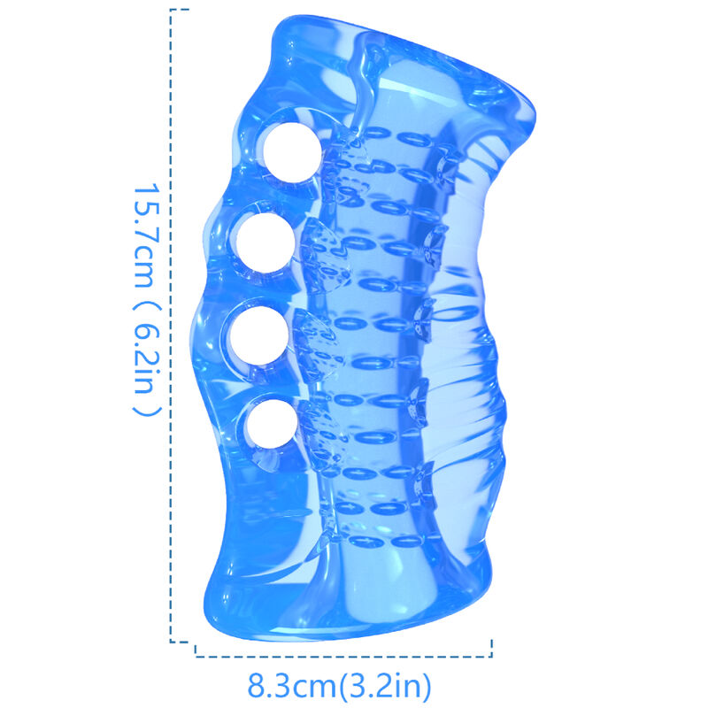 Armony Masturbatore a Quattro Fori per Dita Blu – immagine 2