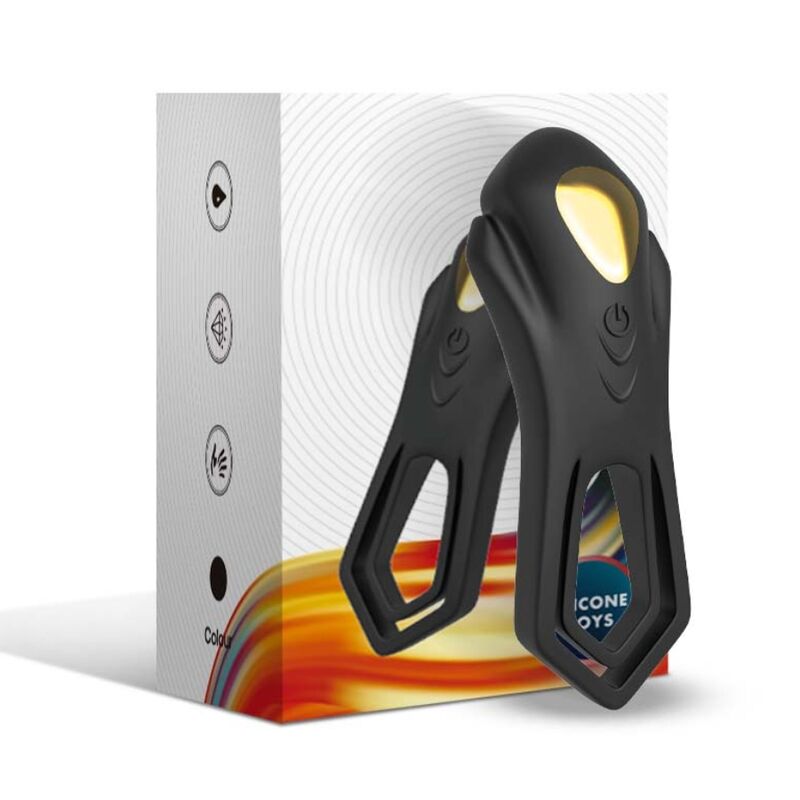 Armony Roadster Doppio Anello Vibrante con Telecomando Nero – immagine 4