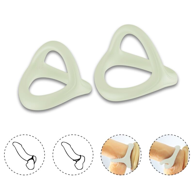 Armony Tresor Anello Triplo in Silicone Fluorescente – immagine 3
