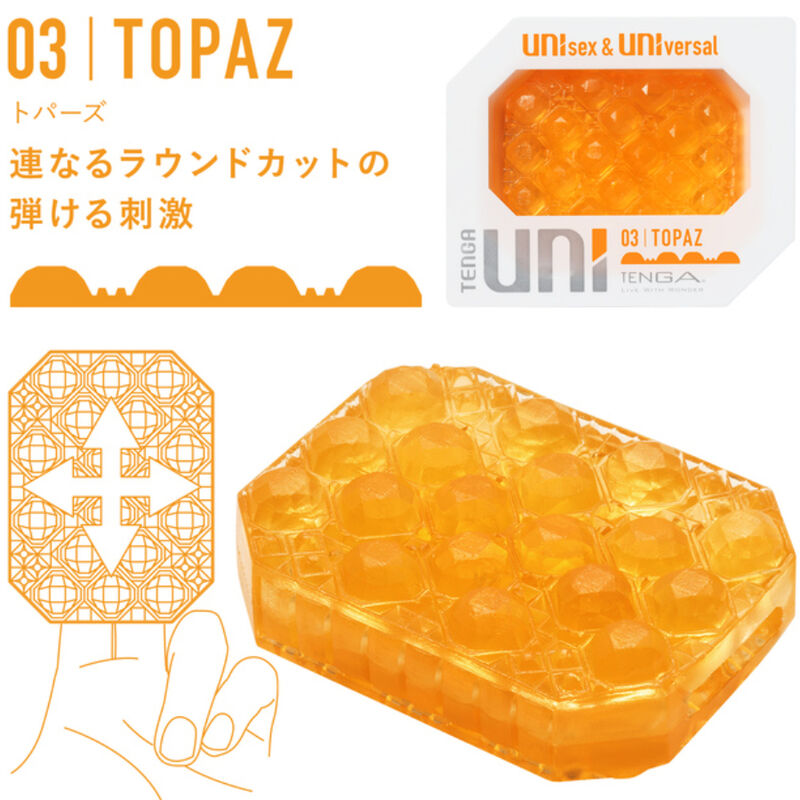 Tenga UNI Variety Pack 4 Ditali Masturbatori – immagine 4