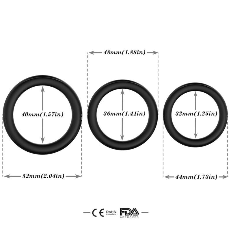 Armony Anello Triplo in Silicone Fluorescente – immagine 4