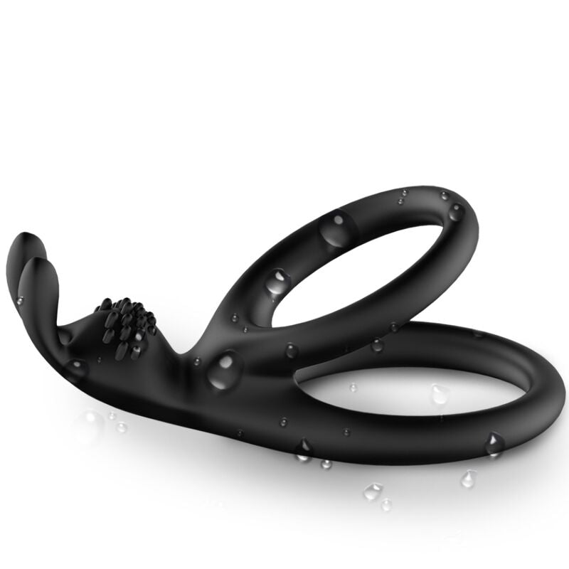 Armony Tensy Doppio Anello con Coniglietto Nero