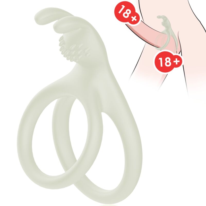 Armony Tensy Doppio Anello con Coniglietto Fluorescente – immagine 4