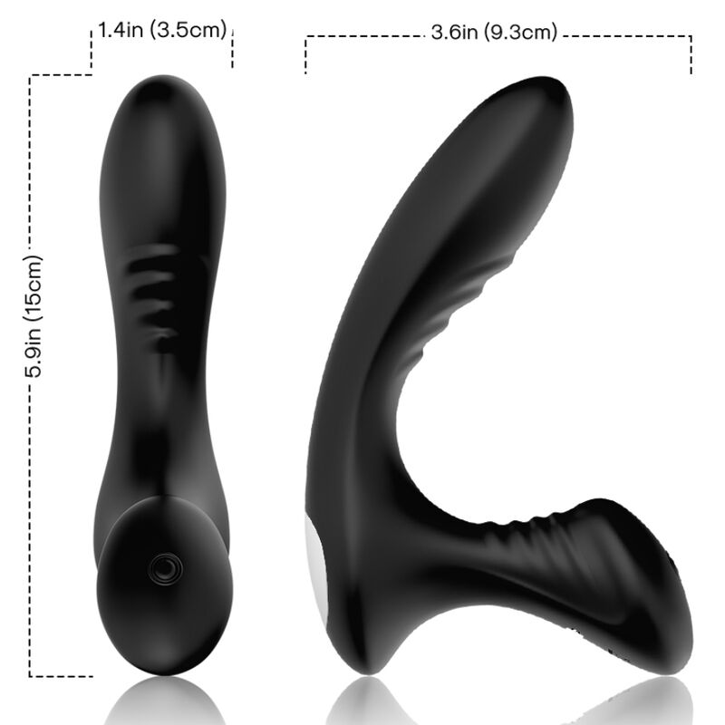 Armony Storm Plug Anale Vibrante Prostatico con Telecomando Nero – immagine 2