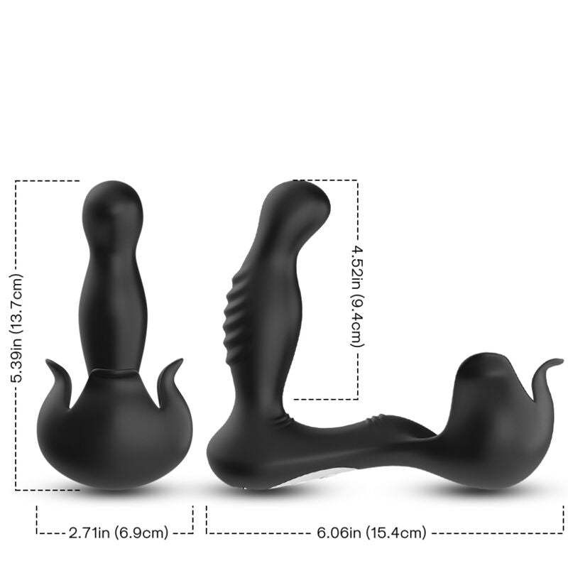 Armony Surround Vibratore Prostatico con Stimolatore Testicoli e Telecomando Nero – immagine 3