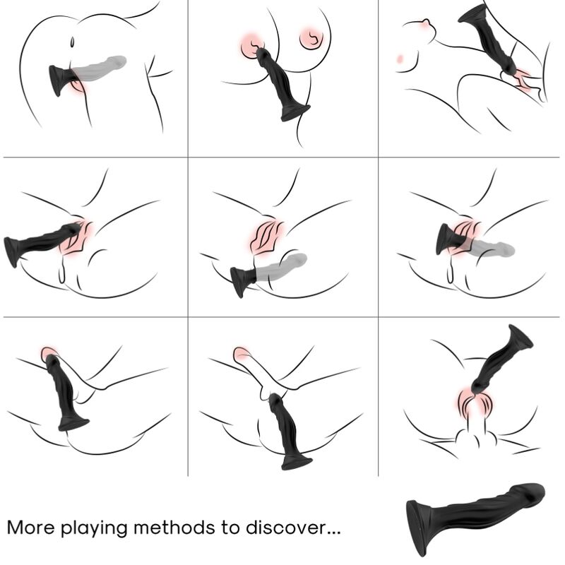 Armony Vibratore Dildo e Plug Anale Doppia Penetrazione con Telecomando Nero – immagine 2