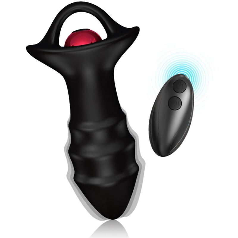 Armony Kylin Vibratore da Dito e Plug Anale con Telecomando Nero