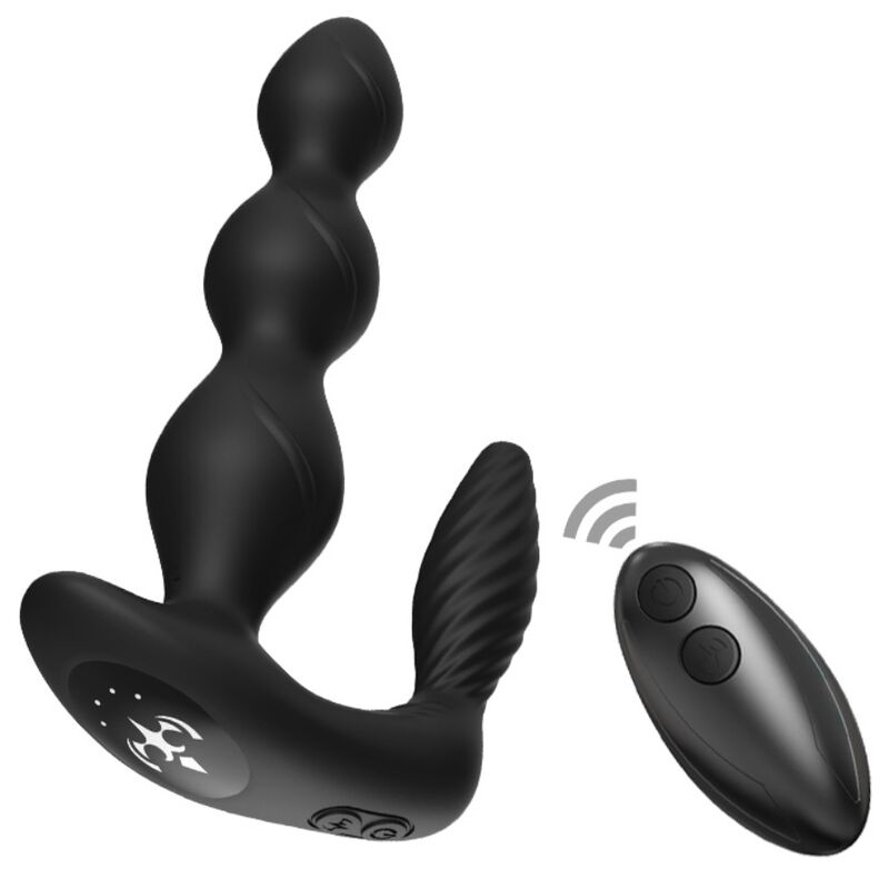 Armony Manfun Vibratore e Plug Anale con Telecomando Nero