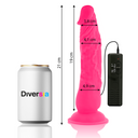 Diversia Dildo Vibrante Flessibile Rosa 21 cm con Ventosa – immagine 2
