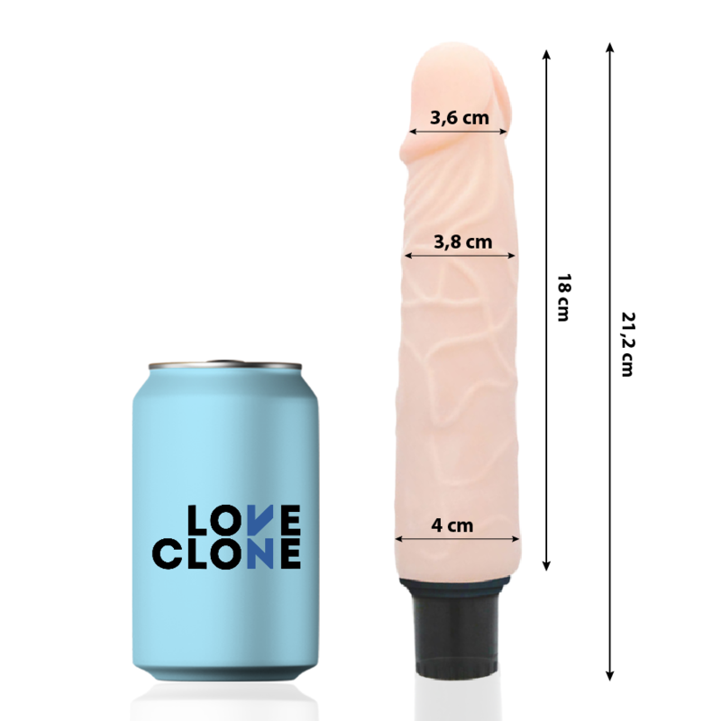 Loveclone Finn Vibratore Realistico Autolubrificante 21,2 cm – immagine 2
