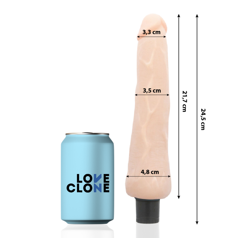 Loveclone Ragnar Vibratore Realistico Autolubrificante 24,5 cm – immagine 2
