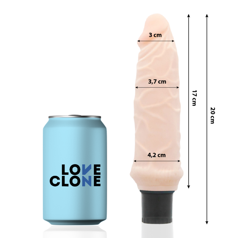 Loveclone Ivar Vibratore Realistico Autolubrificante 20 cm – immagine 2