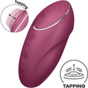 Satisfyer Tap & Climax 1 Vibratore Lay-On Rosso – immagine 4