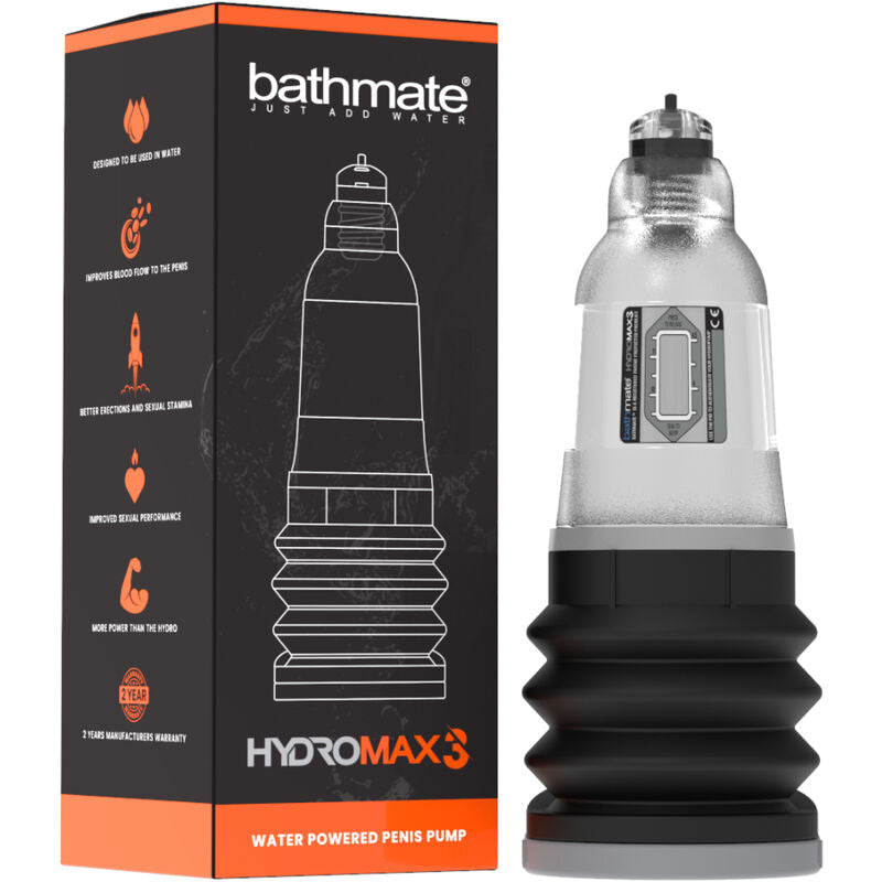 Bathmate Hydromax3 Pompa per Pene Idraulica Trasparente – immagine 2