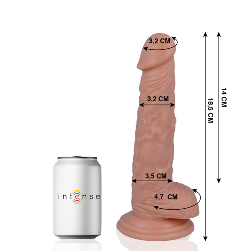 Mr Intense 13 Dildo Realistico 18,5 cm Ø 3,2 cm
