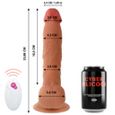 Cyber Silicock Master Ben Vibratore Realistico con Telecomando 23,88 cm – immagine 2