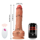 Cyber Silicock Master Huck Vibratore Realistico con Telecomando 20,9 cm – immagine 2