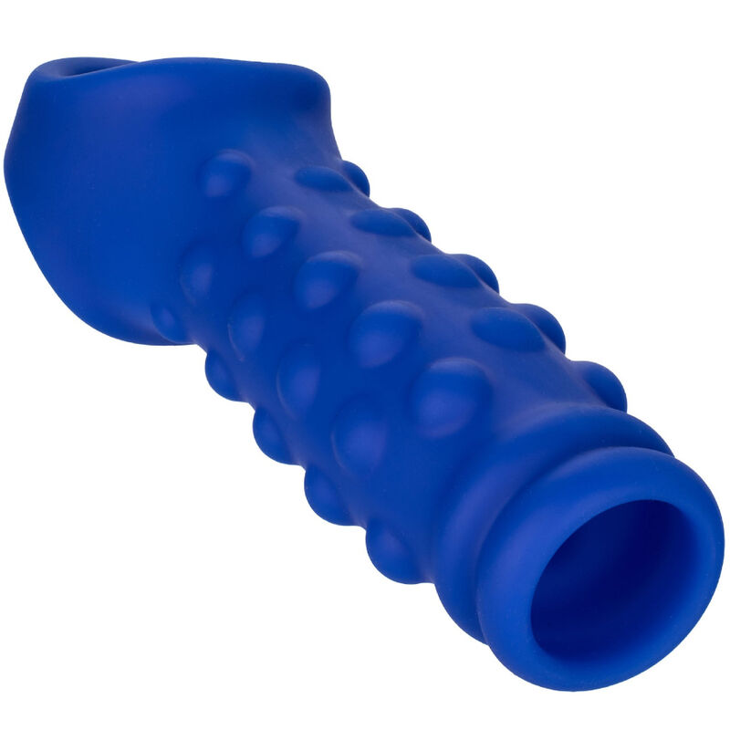 CalExotics Admiral Guaina con Perline in Silicone Liquido Blu – immagine 2