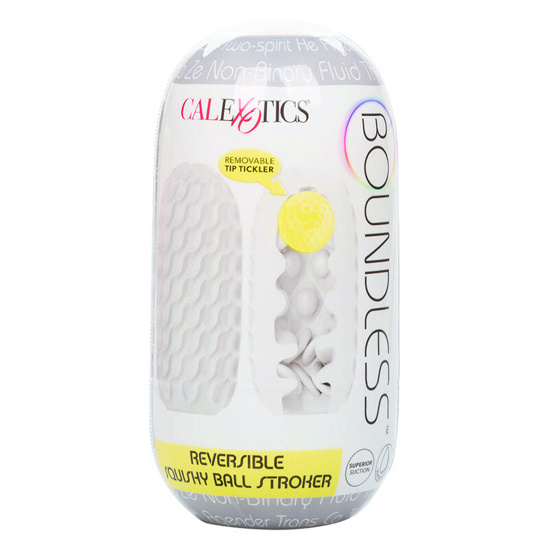 CalExotics Boundless Squishy Ball Stroker Reversibile Grigio – immagine 2