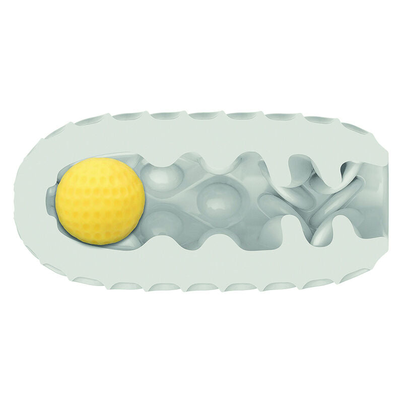 CalExotics Boundless Squishy Ball Stroker Reversibile Grigio – immagine 8