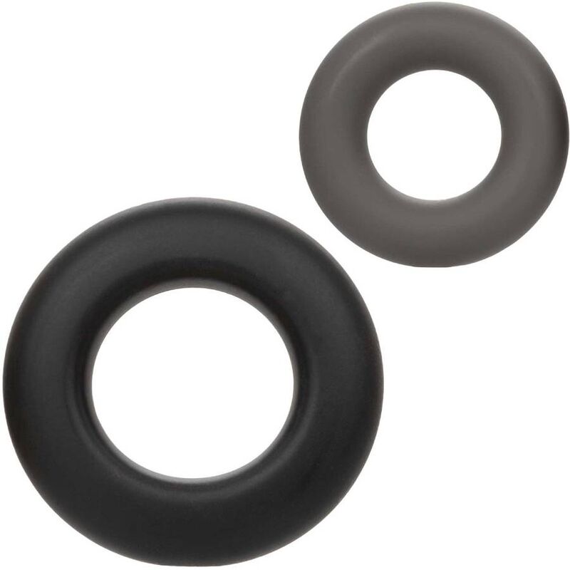 CalExotics Alpha Prolong Set 2 Anelli in Silicone Liquido Grigio – immagine 5