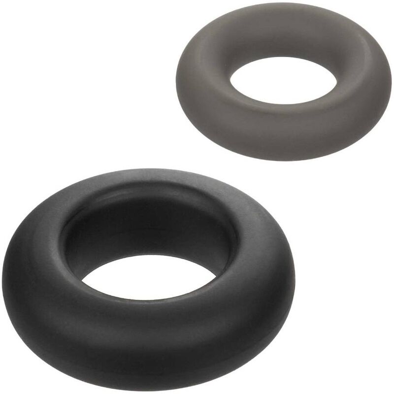 CalExotics Alpha Prolong Set 2 Anelli in Silicone Liquido Grigio – immagine 6