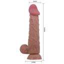 Pretty Love Sliding Skin dildo realistico 24 cm marrone – foto 5