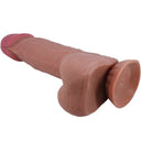 Pretty Love Sliding Skin dildo realistico 20,6 cm marrone – foto 3