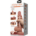 Pretty Love Sliding Skin dildo realistico 20,6 cm marrone – foto 7