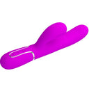 Pretty Love Perlita Vibratore Rabbit 3 in 1 Punto G Viola – immagine 3