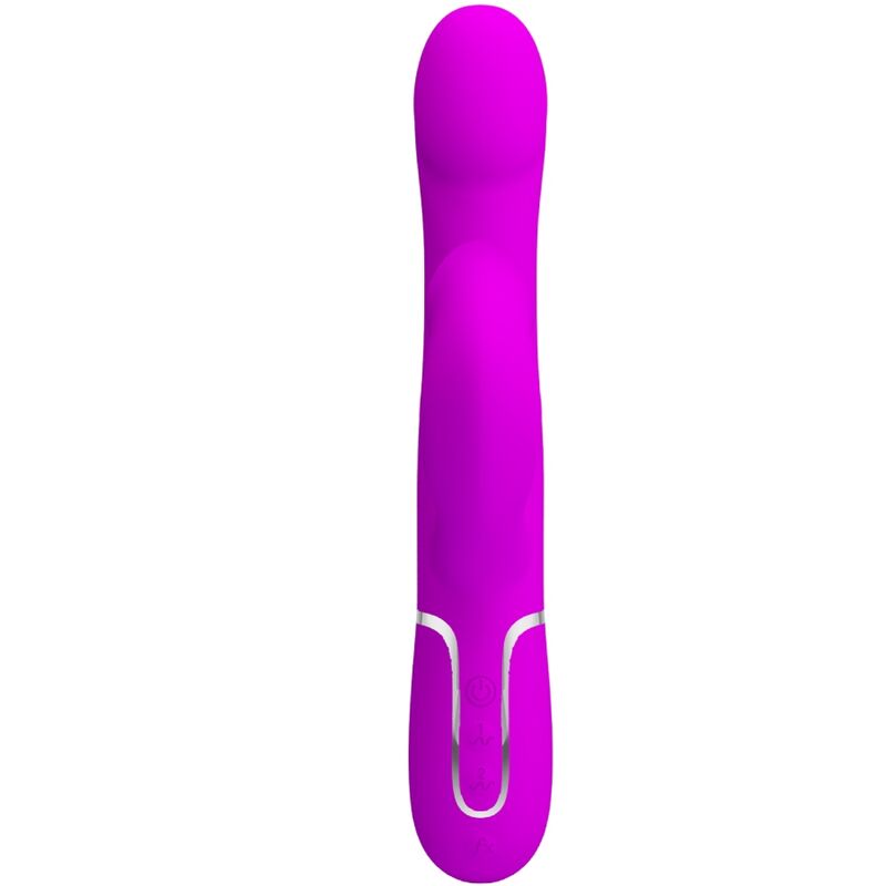 Pretty Love Vibratore Rabbit con Perle Su e Giù Viola – immagine 2