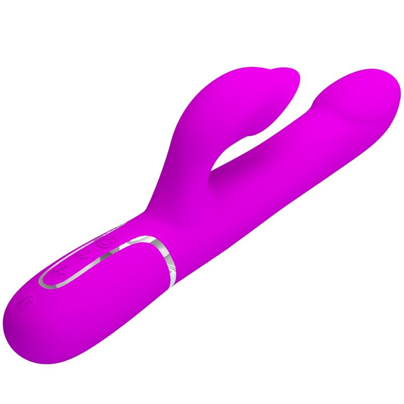 Pretty Love Vibratore Rabbit con Perle Su e Giù Viola – immagine 3