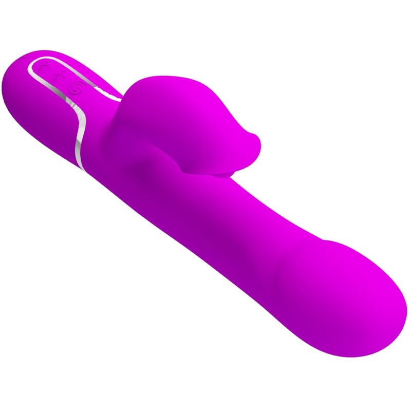 Pretty Love Vibratore Rabbit con Perle Su e Giù Viola – immagine 4