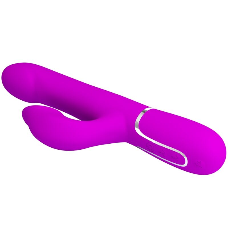 Pretty Love Vibratore Rabbit con Perle Su e Giù Viola – immagine 6