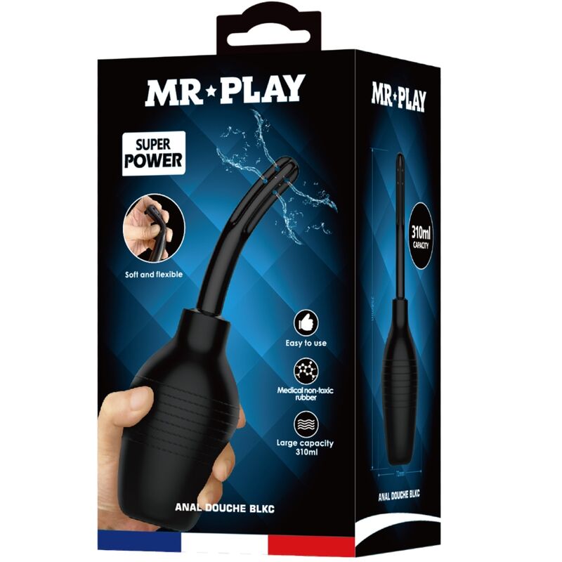 Mr Play Doccia Anale a Pera BLKC Nero – immagine 7