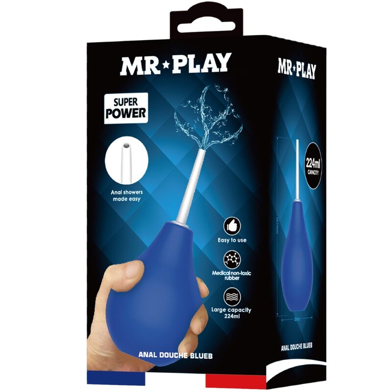 Mr Play Doccia Anale a Pera BLUEB Blu – immagine 7